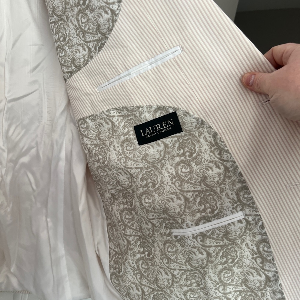 EUC for some wear - Lauren Ralph Lauren Men’s Seersucker Blazer - Picture 3 of 4